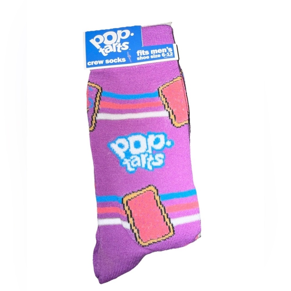 Pop-Tarts Crew Socks For Men Crazy Novelty Socks Size 6-12